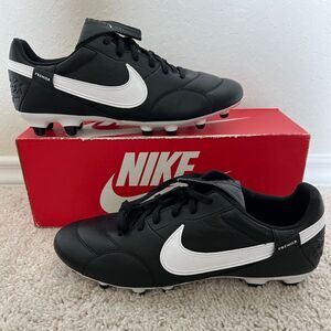 Nike Premier III 3 FG Soccer Cleats Black/White